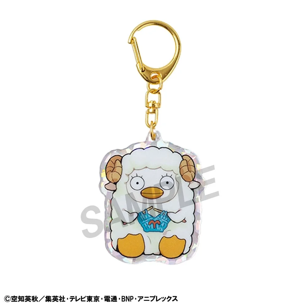 Gintama Acrylic Mascot Charms Elizabeth 12 zodiac signs spring & summer 5cm Blind Box - 1 Unidade